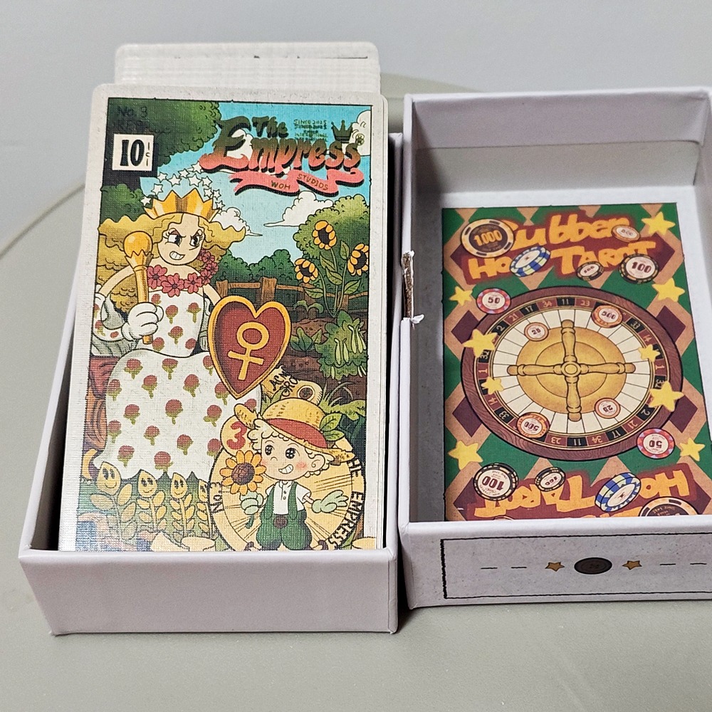 ชุดไพ่ทาโรต์ลายการ์ตูนวินเทจใน - Tarot Deck With Guidebook บทวิจารณ์และราคา