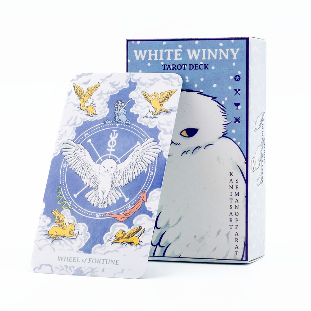 White Winny Tarot English Edit - Tarot Deck With Guidebook บทวิจารณ์และราคา