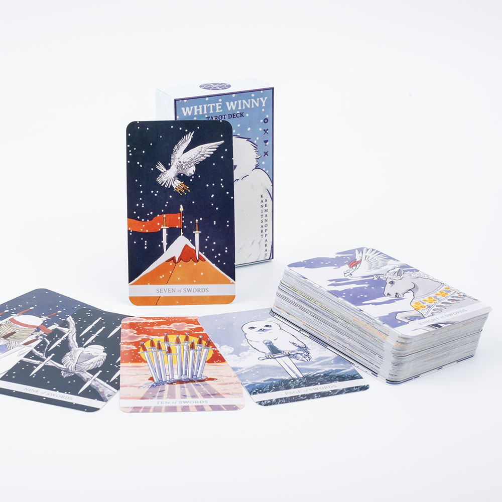 White Winny Tarot English Edit - Tarot Deck With Guidebook บทวิจารณ์และราคา