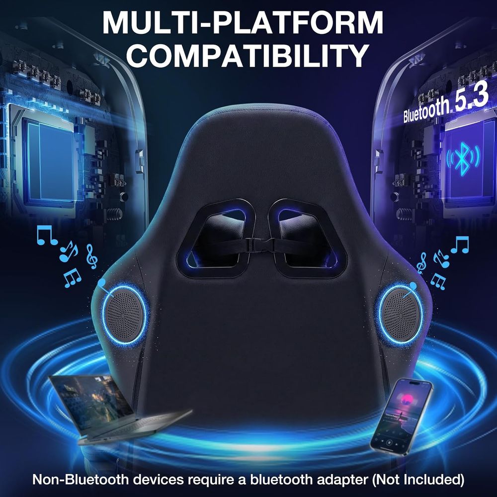 เก้าอี้เกมมิ่ง RGB พร้อมลำโพงบ - Music บทวิจารณ์และราคา