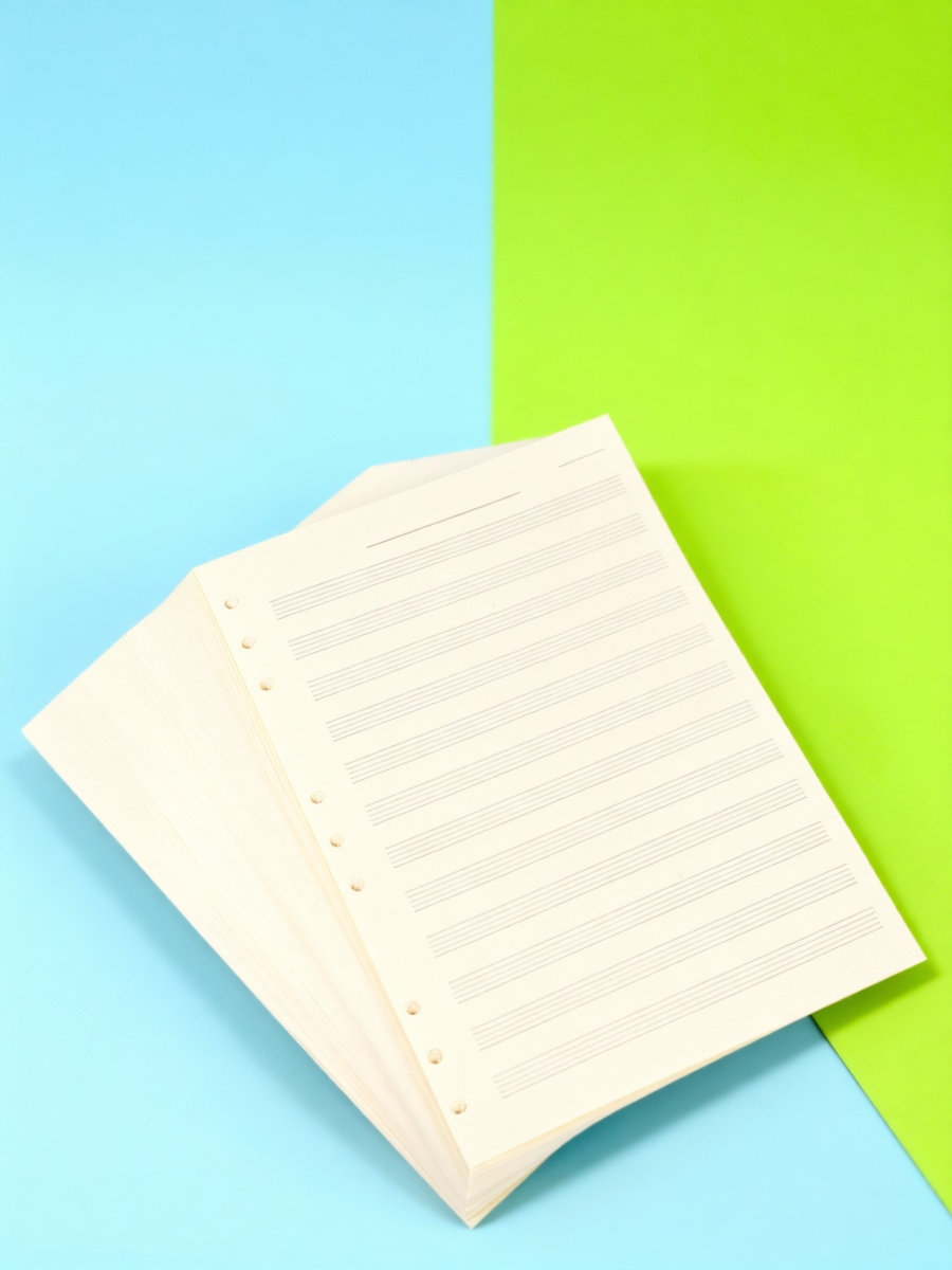 กระดาษสำหรับเขียนโน้ตเพลง 100  - Blank Sheet Music Notebook บทวิจารณ์และราคา